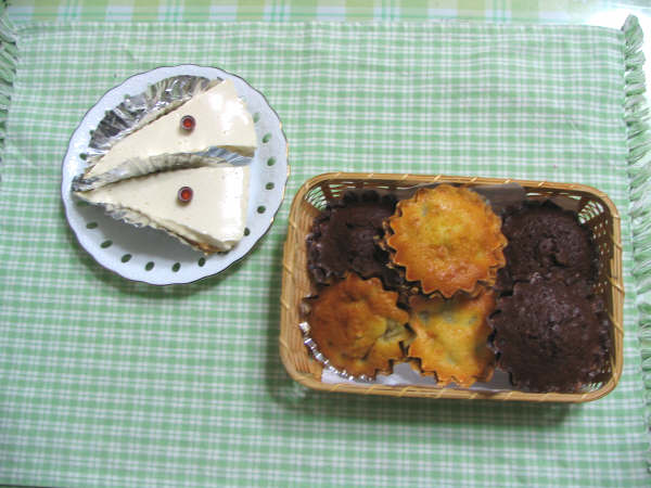 彼女さんのお母様の手作りケーキ