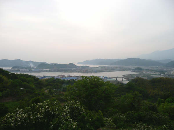 東港が見える
