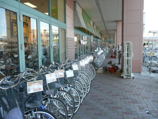 イオンの自転車屋