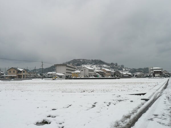 一面の雪景色