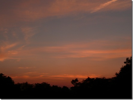 すっかり夕暮れどき