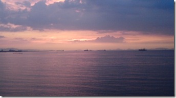 夕暮れ