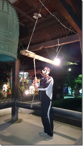 法泉寺にて.