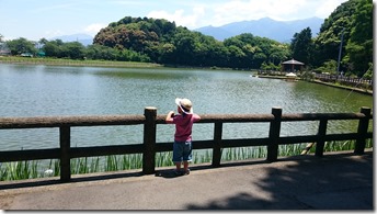 滝の宮公園にて