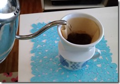コーヒーを淹れました